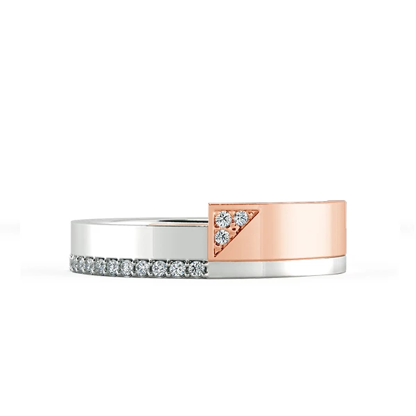 Modern Wedding Band Set NCC2016 2